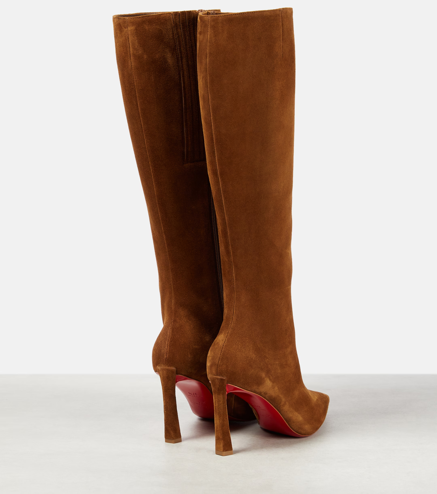 Christian Louboutin Suede Knee-High Boots